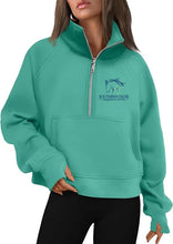 Load image into Gallery viewer, SCEC - Cropped Quarter Zip Sweatshirt

