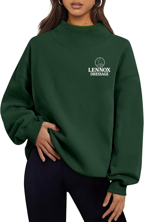 Lennox Dressage- GIDC- Oversized Turtleneck Pullover