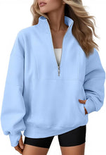 Load image into Gallery viewer, HHM - GIDC- Oversized Quarter Zip Sweatshirt
