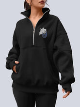 Load image into Gallery viewer, Heberle Stables- GIDC- Oversized Quarter Zip Sweatshirt
