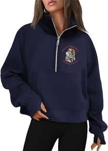 GDRS - Cropped Quarter Zip Sweatshirt