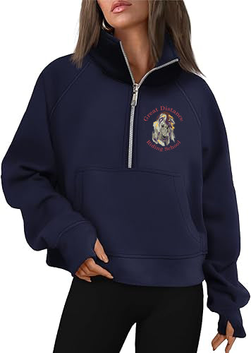 GDRS - Cropped Quarter Zip Sweatshirt