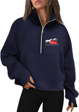 Load image into Gallery viewer, Waredaca PCRC - Cropped Quarter Zip Sweatshirt

