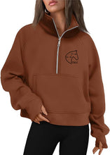 Load image into Gallery viewer, CSLLC - Cropped Quarter Zip Sweatshirt
