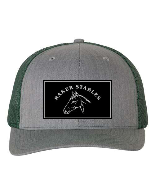 Baker Stables- Richardson- Leather Patch- Trucker Hat