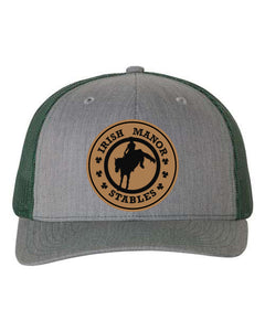 Irish Manor Stables - Richardson- Leather Patch- Trucker Hat