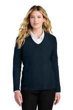 Load image into Gallery viewer, Heberle Stables - Port Authority- Easy Care V-Neck Sweater
