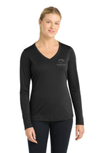 Load image into Gallery viewer, SCEC- Sport Tek- Women's Long Sleeve PosiCharge® Competitor™ V-Neck Tee
