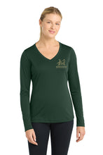 Load image into Gallery viewer, Mane Event Training- Sport Tek- Women's Long Sleeve PosiCharge® Competitor™ V-Neck Tee
