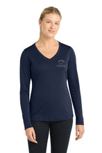 Load image into Gallery viewer, SCEC- Sport Tek- Women's Long Sleeve PosiCharge® Competitor™ V-Neck Tee
