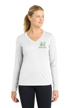 Load image into Gallery viewer, Mane Event Training- Sport Tek- Women's Long Sleeve PosiCharge® Competitor™ V-Neck Tee
