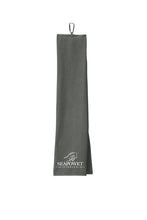 Load image into Gallery viewer, Seapowet Stables - Port Authority- Waffle Microfiber Golf Towel
