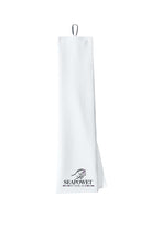 Load image into Gallery viewer, Seapowet Stables - Port Authority- Waffle Microfiber Golf Towel
