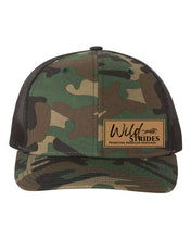 Load image into Gallery viewer, WSM- Richardson Print - Leather Patch- Trucker Hat
