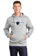 Load image into Gallery viewer, Victory Stables - Sport Tek- Lace Up Pullover Hooded Sweatshirt

