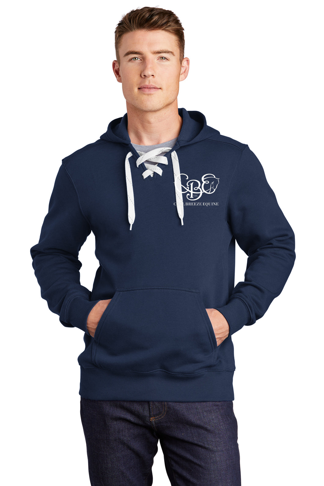 CBE - Sport Tek- Lace Up Pullover Hooded Sweatshirt