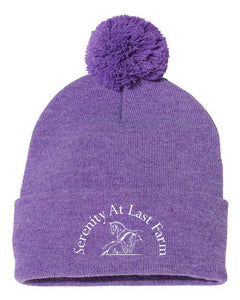 Serenity At Last Farm - Winter Hat with Pom