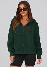 Load image into Gallery viewer, Finer Points Farm- GIDC- Full Zip Hooded Sweatshirt
