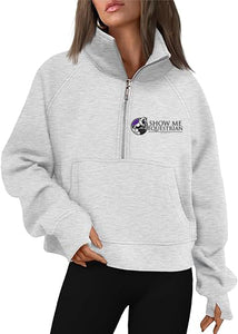 SME/DRF - Cropped Quarter Zip Sweatshirt
