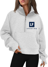 Load image into Gallery viewer, LFE - Cropped Quarter Zip Sweatshirt
