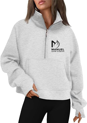 MSS - Cropped Quarter Zip Sweatshirt