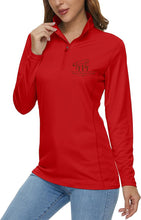 Load image into Gallery viewer, Finer Points Farm - GIDC- Women's Long Sleeve 1/4 Zip Sunshirt
