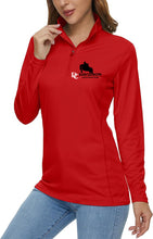 Load image into Gallery viewer, DCET - GIDC- Women's Long Sleeve 1/4 Zip Sunshirt
