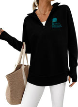 Load image into Gallery viewer, SMCC - GIDC- Womens Quarter Zip Ribbed Pullover
