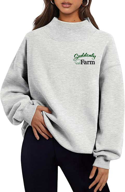 Suddenly Farm - GIDC- Oversized Turtleneck Pullover