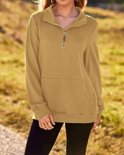 Load image into Gallery viewer, Foothills RC - GIDC- Ladies Quilted 1/4 Zip Sweatshirt
