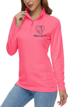 Load image into Gallery viewer, RLP - GIDC- Women's Long Sleeve 1/4 Zip Sunshirt
