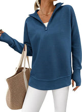 Load image into Gallery viewer, Lennox Dressage - GIDC- Womens Quarter Zip Ribbed Pullover
