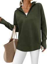 Load image into Gallery viewer, Lennox Dressage - GIDC- Womens Quarter Zip Ribbed Pullover
