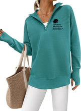 Load image into Gallery viewer, SMCC - GIDC- Womens Quarter Zip Ribbed Pullover
