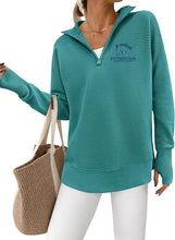 Load image into Gallery viewer, SCEC - GIDC- Womens Quarter Zip Ribbed Pullover
