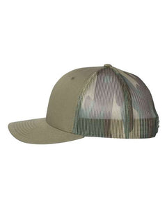 WSM- Richardson Print - Leather Patch- Trucker Hat
