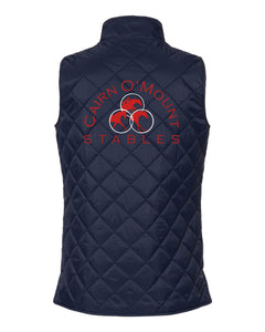 COM Stables - Weatherproof - Women's Vintage Diamond Quilted Vest