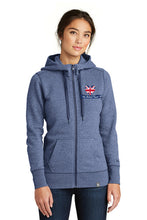 Load image into Gallery viewer, The British Touch LLC- New Era-  Ladies French Terry Full-Zip Hoodie
