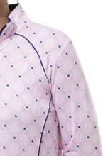 Load image into Gallery viewer, RLP- SanSoleil- SOLCOOL 1/4 ZIP MOCK WITH PIPING
