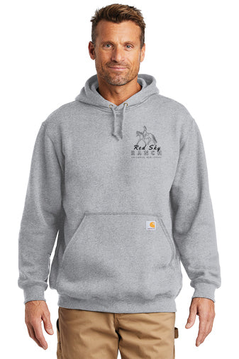 Red Sky Ranch-OUTLINE LOGO- Carhartt- Midweight Hooded Sweatshirt