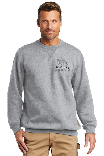 Red Sky Ranch- OUTLINE LOGO- Carhartt- Midweight Crewneck Sweatshirt