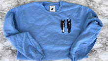 Load image into Gallery viewer, Custom Silhouette Crewneck Sweatshirt- 2 animals
