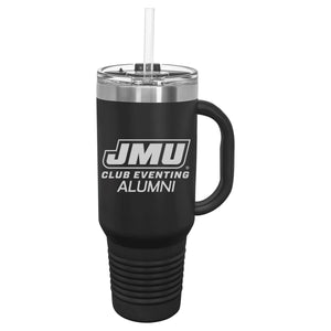 JMU Alum - Laser Engraved- 40 Oz Insulated Tumbler with Handle