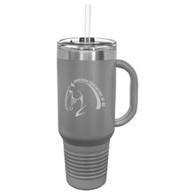 Load image into Gallery viewer, Working Eq of NC- Laser Engraved- 40 Oz Insulated Tumbler with Handle
