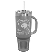 Load image into Gallery viewer, IEB&amp;O- Laser Engraved- 40 Oz Insulated Tumbler with Handle

