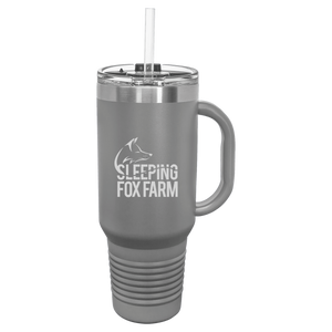 SFF- Laser Engraved- 40 Oz Insulated Tumbler with Handle