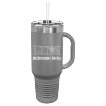 Load image into Gallery viewer, LPH- Laser Engraved- 40 Oz Insulated Tumbler with Handle
