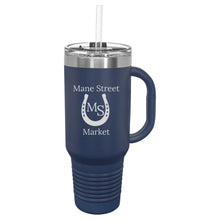 Load image into Gallery viewer, MSM- Laser Engraved- 40 Oz Insulated Tumbler with Handle
