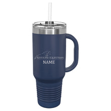 Load image into Gallery viewer, Keystone Eq- Laser Engraved- 40 Oz Insulated Tumbler with Handle
