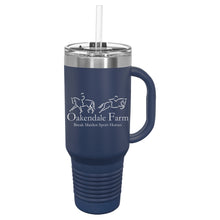 Load image into Gallery viewer, Oakendale Farm LLC- Laser Engraved- 40 Oz Insulated Tumbler with Handle
